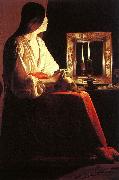 Georges de La Tour The Penitent Magdalen painting
